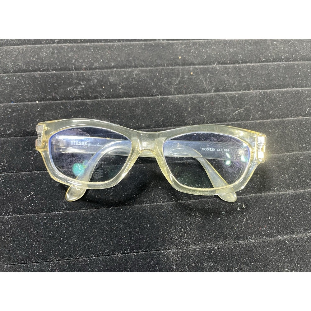 VERSACE Versus Eyeglasses MOD E29 COL 924‎ Transparent Read Optical Frames Only
